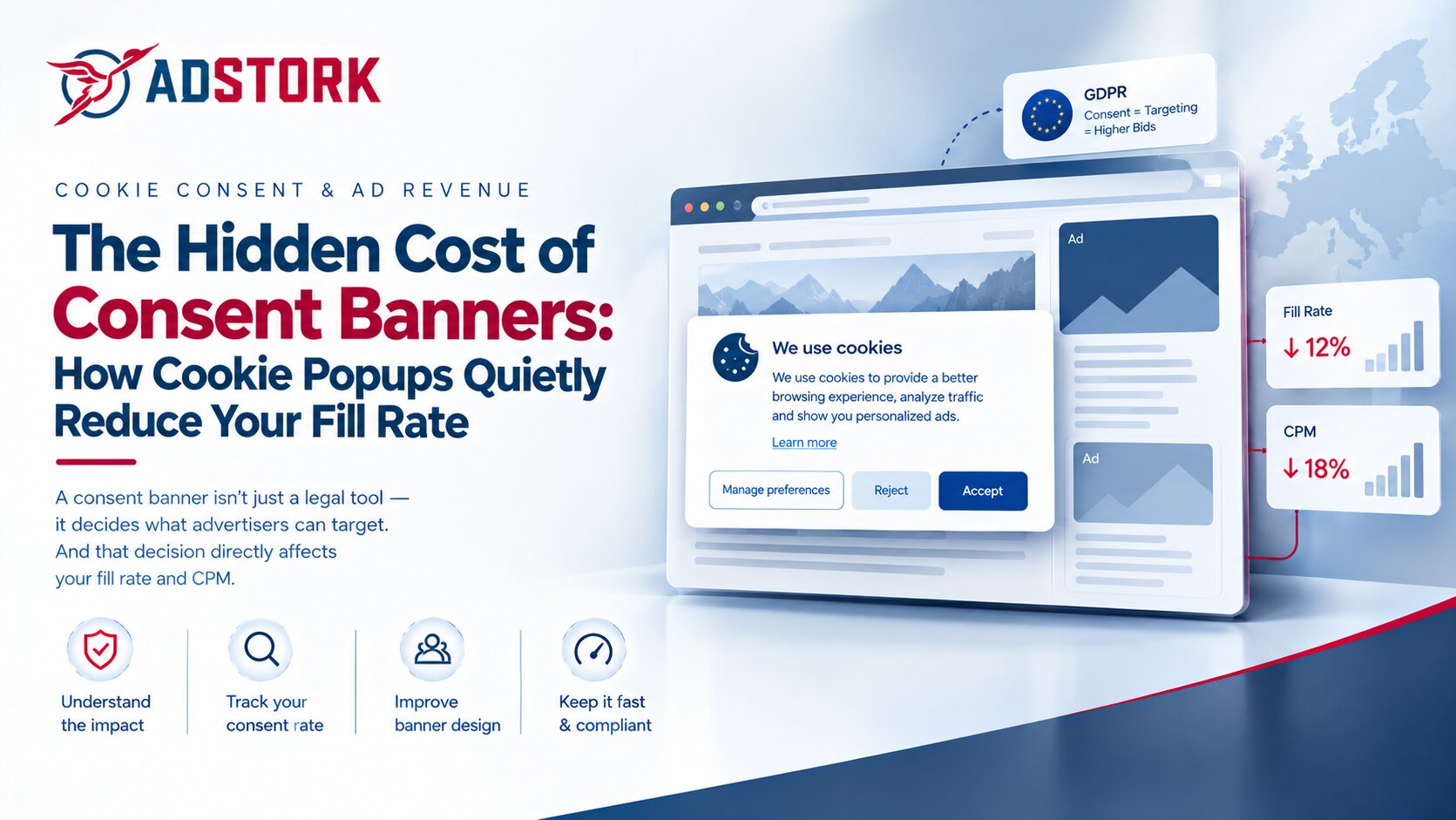 The Hidden Cost of Consent Banners: How Cookie Popups Quietly Reduce Your Fill Rate